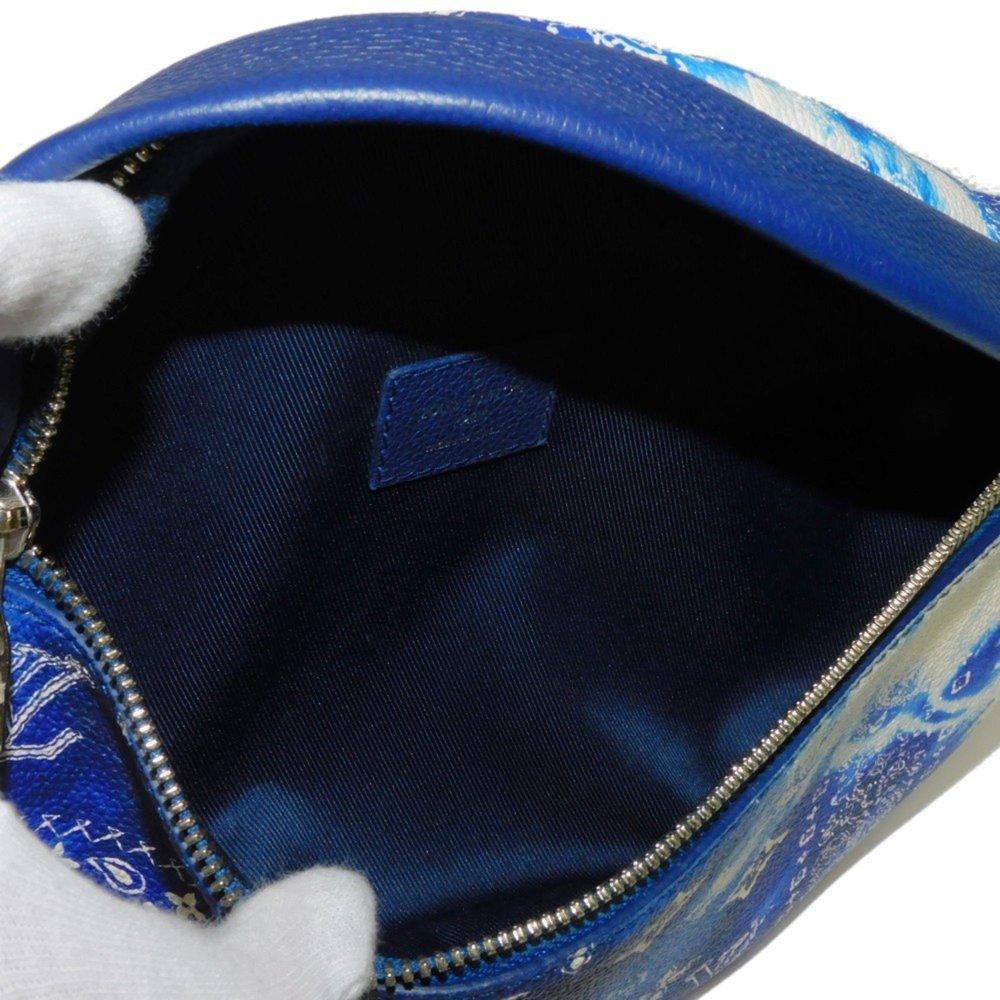 LOUIS VUITTON Body Bag Discovery Bum PM Blue Waist Pouch Virgil Abloh Monogra... - Picture 6 of 16